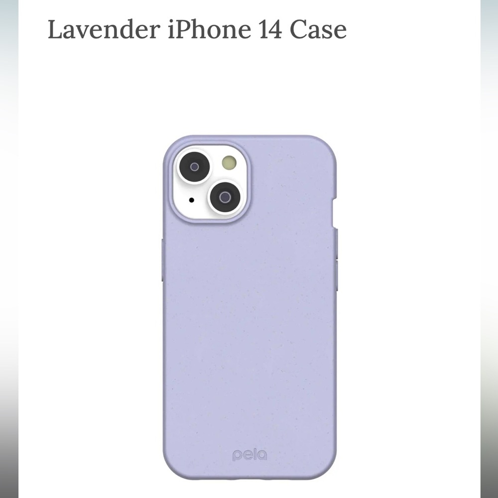 NWOT IPHONE 13 and 14 LAVENDER PELA CASE